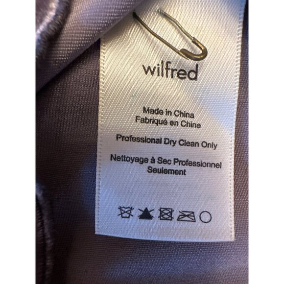 Wilfred Lilac Velvet Sleeveless Tank Top XS Rayon/Silk Blend - Picture 4 of 6